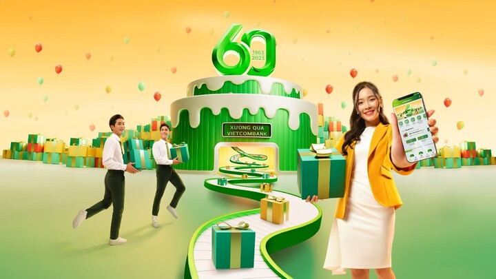 Tuần lễ sinh nhật Vietcombank – Giao dịch là có quà 