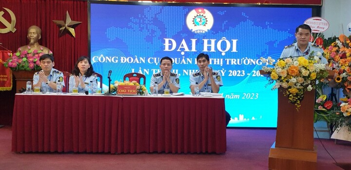 Đại hội đại biểu Công đoàn Cục QLTT Hà Nội lần thứ II, nhiệm kỳ 2023 – 2028 thành công rực rỡ