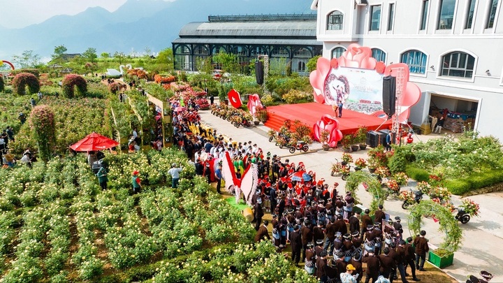 Sun World Fansipan Legend khai mạc Lễ hội Hoa hồng hoành tráng chưa từng có