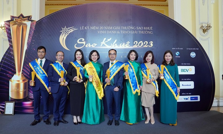 09 sản phẩm công nghệ thông tin của BIDV đạt giải Sao Khuê 2023