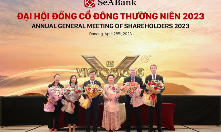 Đại hội đồng cổ đông thường niên SeABank 2023: Đặt mục tiêu tăng trưởng bền vững, tăng vốn điều lệ lên 25.903 tỷ đồng, lợi nhuận hơn 5.633 tỷ đồng