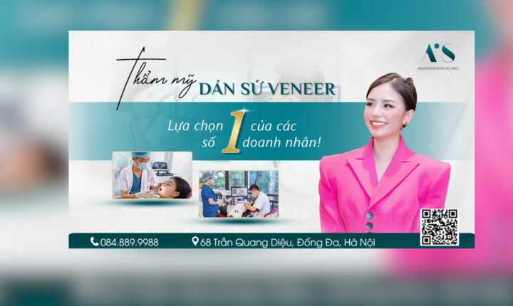 Dán sứ Veneer - Phương pháp thẩm mỹ răng sứ an toàn được nhiều doanh nhân lựa chọn