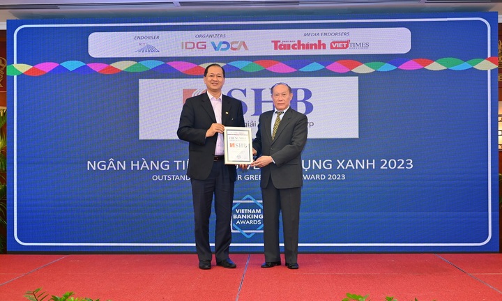 SHB được vinh danh 2 giải thưởng quan trọng tại Lễ trao giải Ngân hàng Việt Nam tiêu biểu năm 2022
