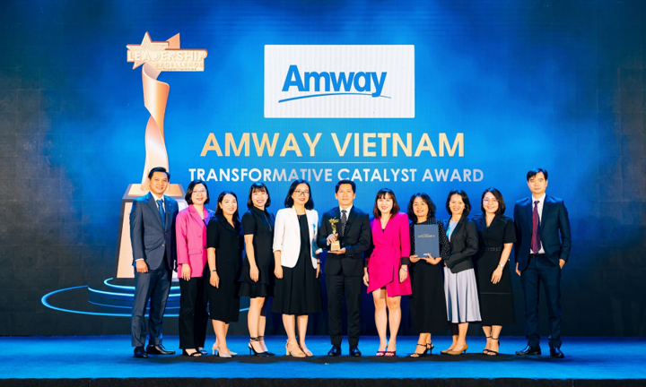 Amway Việt Nam được vinh danh giải thưởng nơi làm việc tốt nhất Châu Á và đội ngũ lãnh đạo đột phá