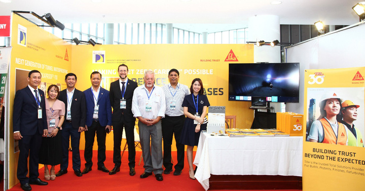 Sika Việt Nam gây ấn tượng với giải pháp chống thấm đường hầm tại hội thảo TISDIC 2023
