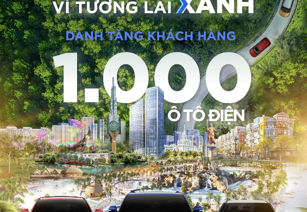 Vinhomes tặng 1000 ô tô điện VinFast cho khách hàng