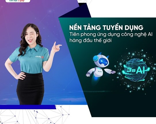 Tiên phong dẫn đầu xu hướng ứng dụng AI vào tuyển dụng, nền tảng Job3s.vn có gì?