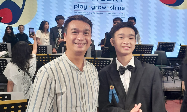 Con trai nhạc sĩ Đỗ Hoàng Linh tiếp bước con đường nghệ thuật của cha tại VYO Grand Concert