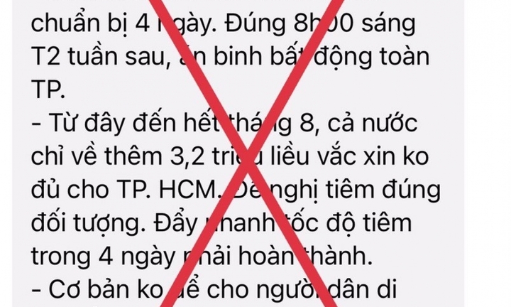 TP.HCM bác thông tin “'không cho người dân di chuyển trong 7 ngày”
