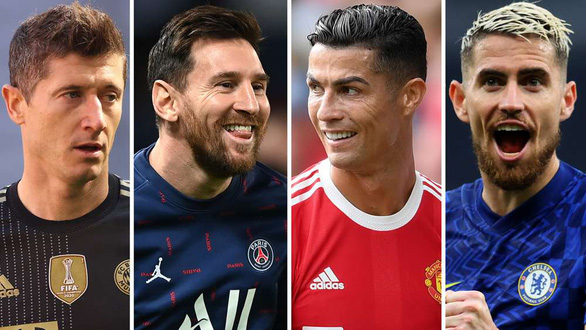 Danh sách ứng viên Quả bóng vàng 2021 tiếp tục gọi tên Ronaldo, Messi 
