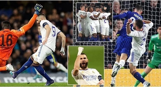 Benzema lập hat-trick đẳng cấp giúp Real Madrid nhấn chìm Chelsea