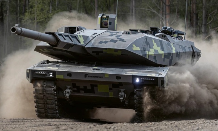 Đức trình làng mẫu xe tăng chủ lực mới 'Báo đen' KF51 Panther