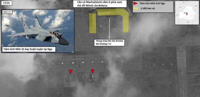 Bộ Quốc phòng Anh: Nga đưa tên lửa siêu vượt âm tới Belarus