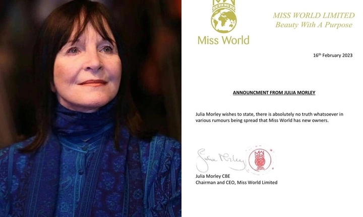 Chủ tịch Miss World bác thông tin cuộc thi có chủ sở hữu mới