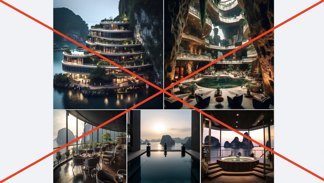 Người tung tin sai sự thật về khách sạn giữa vịnh Hạ Long sẽ bị xử phạt