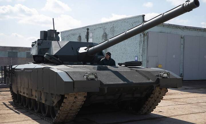 Soi sức mạnh của siêu tăng Nga T-14 Armata được triển khai tại Ukraine