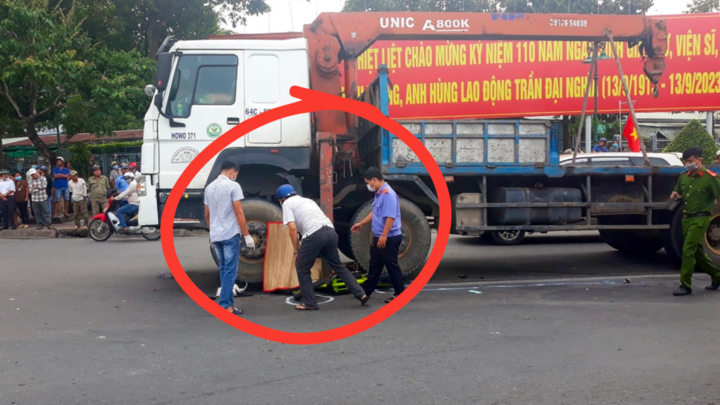 Va chạm với xe tải, nam sinh lớp 12 tử vong thương tâm trên đường đi học