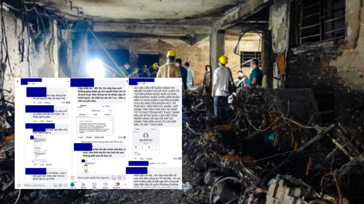 Cảnh báo Facebook giả mạo cô giáo kêu gọi ủng hộ nạn nhân vụ cháy chung cư mini 