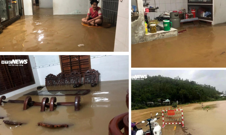 1 người mất tích, 256 căn nhà ngập nước do mưa lũ ở Phú Yên 