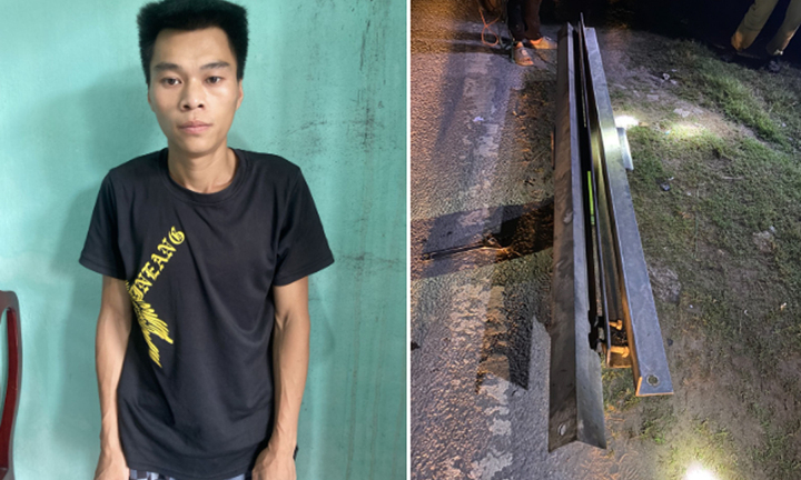 Cán bộ điện lực bắt quả tang đối 9X trộm 3 thanh giằng cột điện cao thế