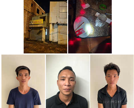 Triệt phá ổ nhóm mua bán, sử dụng ma tuý trong quán massage trá hình