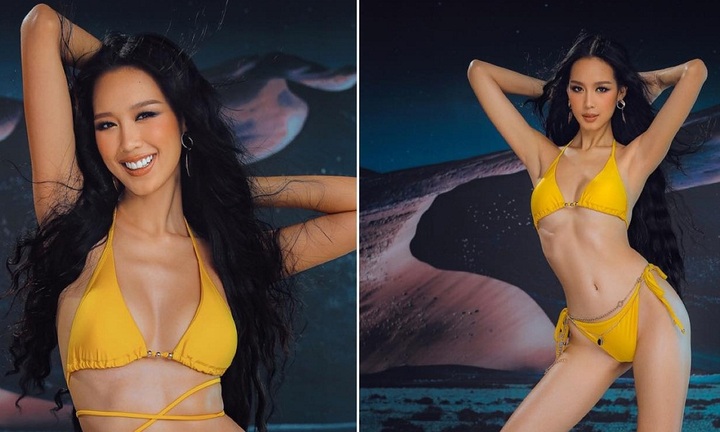 Thí sinh Philippines gặp sự cố, Hoa hậu Bảo Ngọc nổi bật tại Hoa hậu Liên lục địa 2022