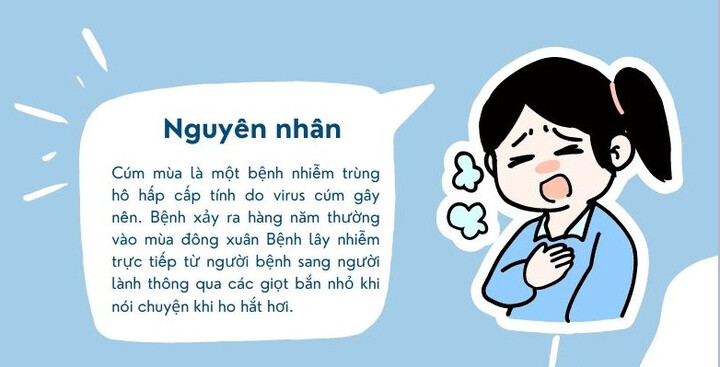 Nguyên nhân, cách phòng tránh bệnh cúm theo mùa ở trẻ