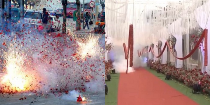 Đốt pháo trong đám cưới, 3 người ở Hải Dương bị xử phạt 18 triệu đồng