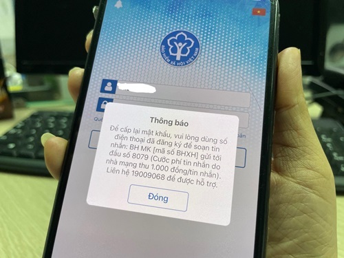 Cấp lại mật khẩu VssID thu phí 1 nghìn đồng, Bảo hiểm xã hội Việt Nam nói gì?