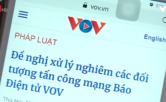Bắt tạm giam 2 đối tượng liên quan đến vụ tấn công báo mạng VOV