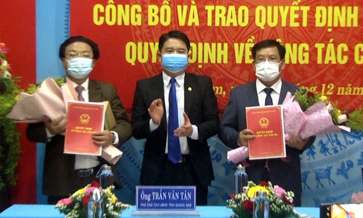 Điều động, bổ nhiệm nhân sự 3 tỉnh