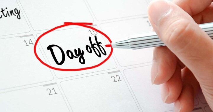 Muốn nghỉ Tết sớm có được cộng dồn ngày phép hàng năm?