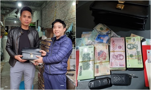 Nhặt được cặp da chưa tiền