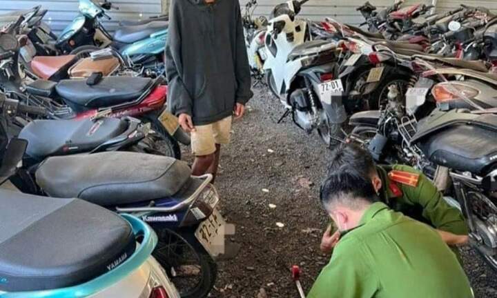 Hai thiếu niên táo tợn đột nhập kho tang vật đội CSGT để trộm cắp 