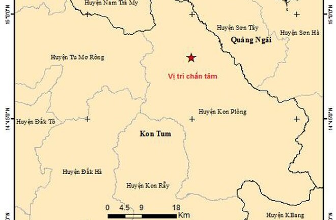 Kon Tum: Xuất hiện gần 20 trận động đất liên tiếp, họp khẩn để ứng phó