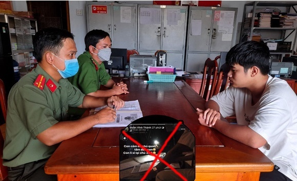 Nam thanh niên đăng tin sai sự thật