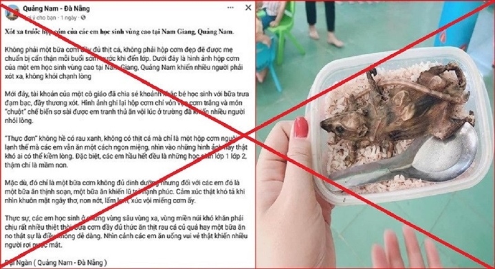Vụ đăng ảnh sai sự thật 