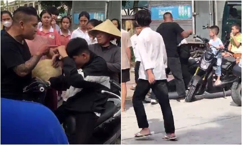 Vừa tan học, nam sinh lớp 7 bị người đàn ông đấm liên tiếp vào mặt