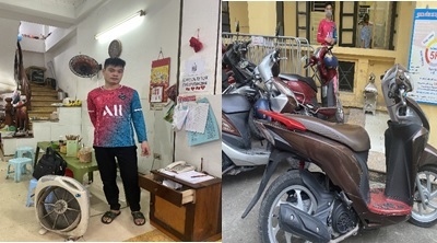 Chủ quán ăn bị nhân viên trộm 2 xe máy, 