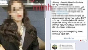 Nữ giáo viên tiếng Anh mất liên lạc khi trở lại trường dạy học