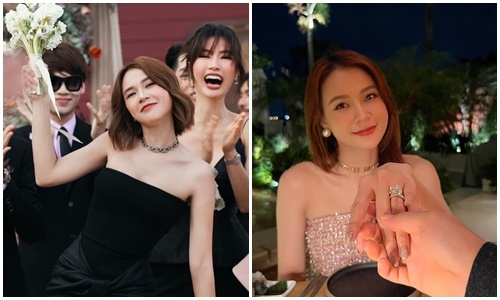 Diễn viên Sam được bạn trai cầu hôn bằng nhẫn kim cương