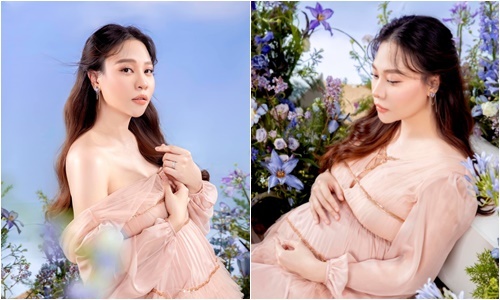 Bà xã Cường Đô La khoe khí chất 