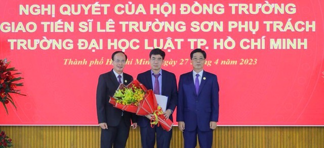 Trường ĐH Luật TP.HCM có người phụ trách mới