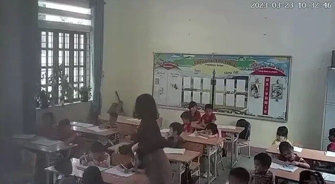 Lào Cai: Nữ giáo viên đánh học sinh lớp 1 bị đình chỉ công tác 