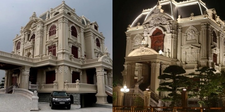 Choáng ngợp với lâu đài nguy nga, tọa lạc trên lô đất 4 mặt tiền của đại gia Phủ Lý 