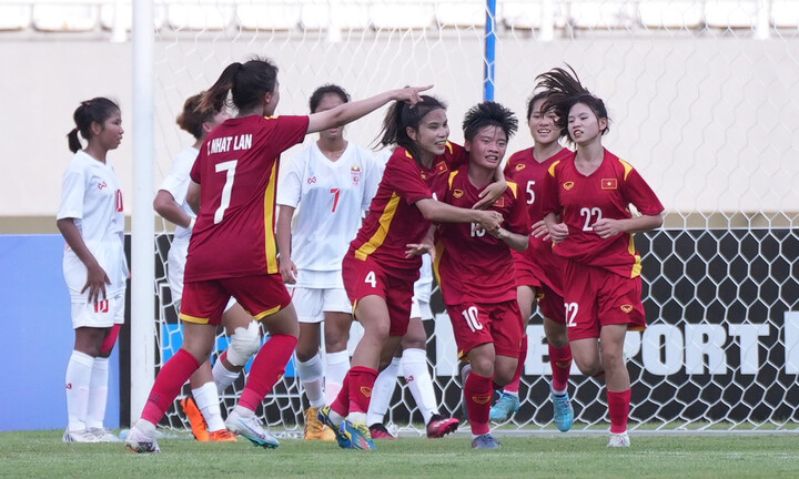 U19 nữ Việt Nam giành vé vào chung kết giải Đông Nam Á 2023