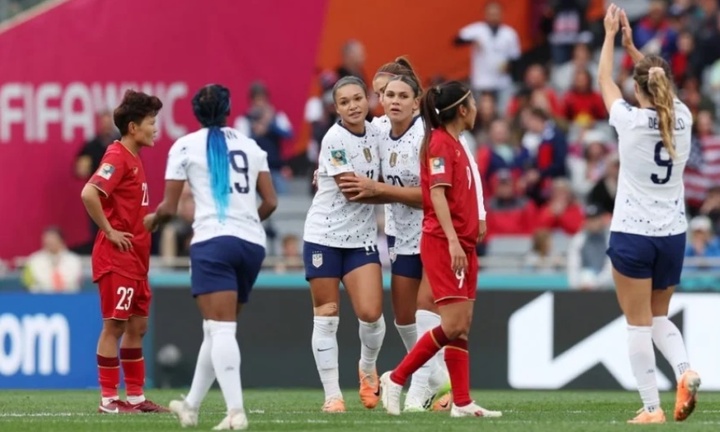 World Cup nữ 2023: Kết quả trận đấu đội tuyển nữ Việt Nam - Mỹ