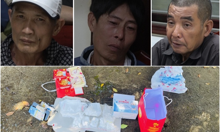 Trinh sát bắt nhóm buôn ma túy, ngụy trang heroin trong hộp bánh trung thu 