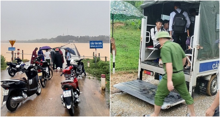 Áp thấp nhiệt đới gây mưa lớn, hơn 4.000 học sinh Hương Khê phải nghỉ học