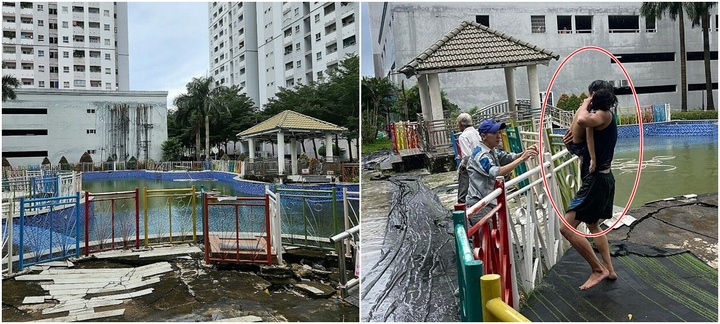 TP.HCM: Bé gái 5 tuổi ngạt nước trong hồ cảnh quan của chung cư HQC Plaza